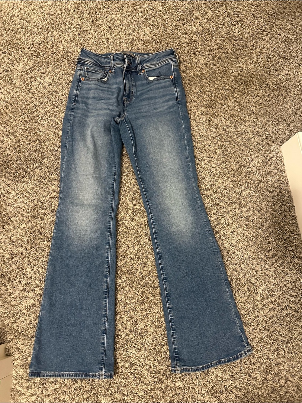 American Eagle Outfitters Women's Medium Blue Bootcut Jeans